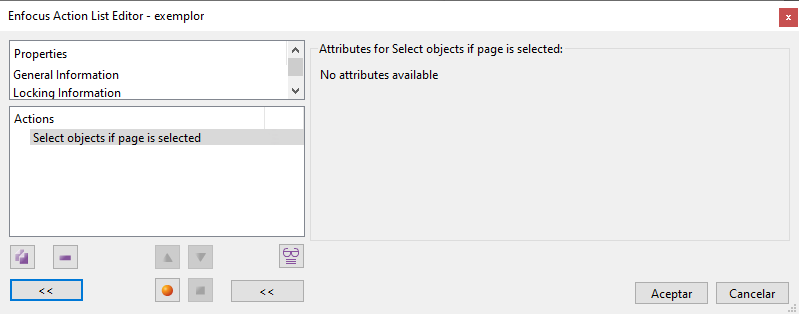 Select objects if page is selected.